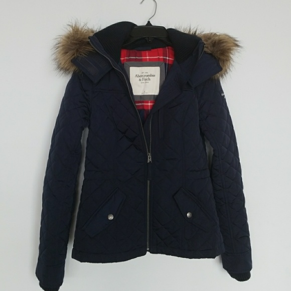 Abercrombie & Fitch Jackets & Blazers - Abercrombie&Fitch Coat With Faux Fur Hood